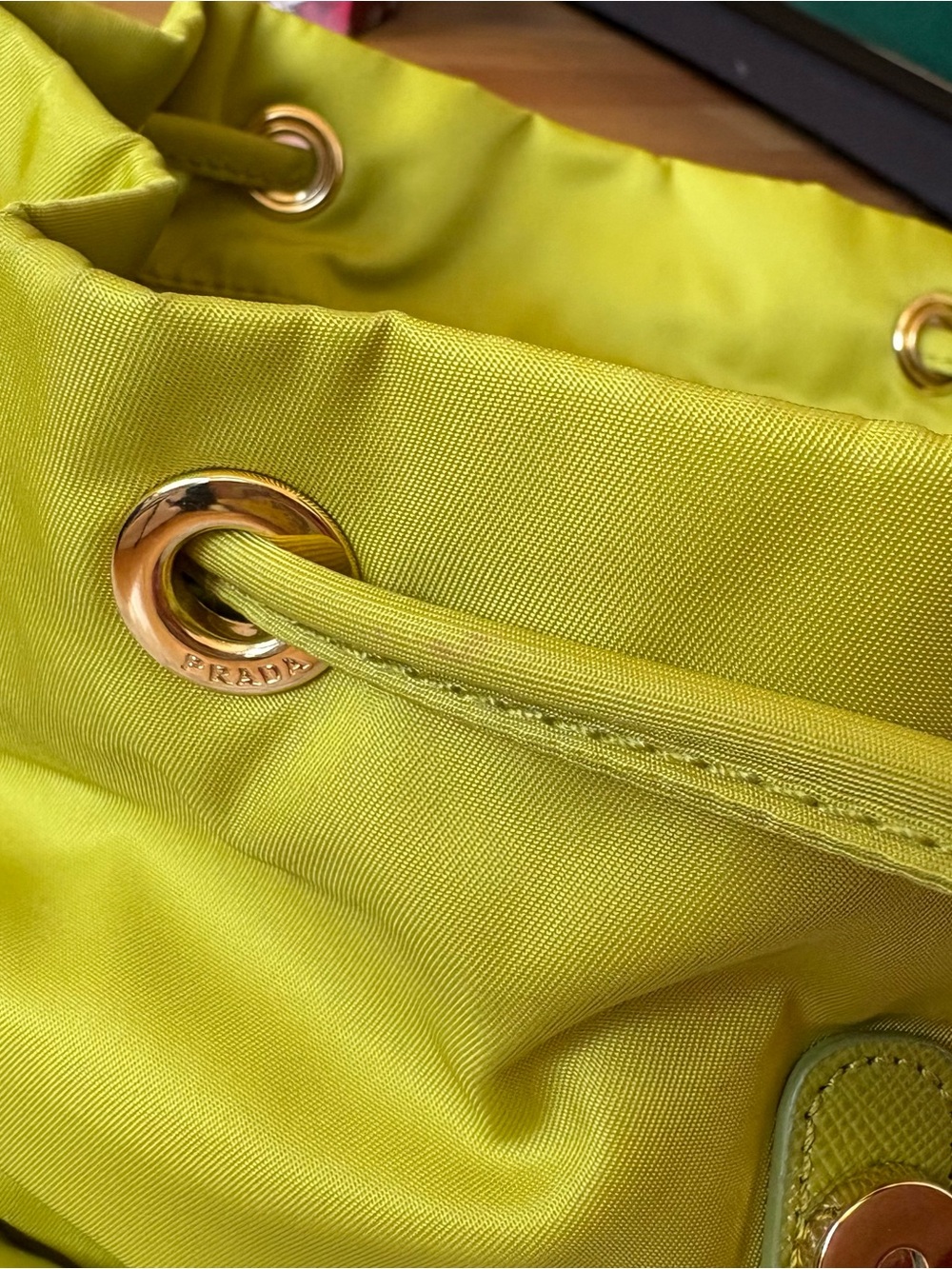 Prada Re-Edition 1978 Small Re-Nylon Tessuto Fern Green Backpack EUC - Picture 15 of 16